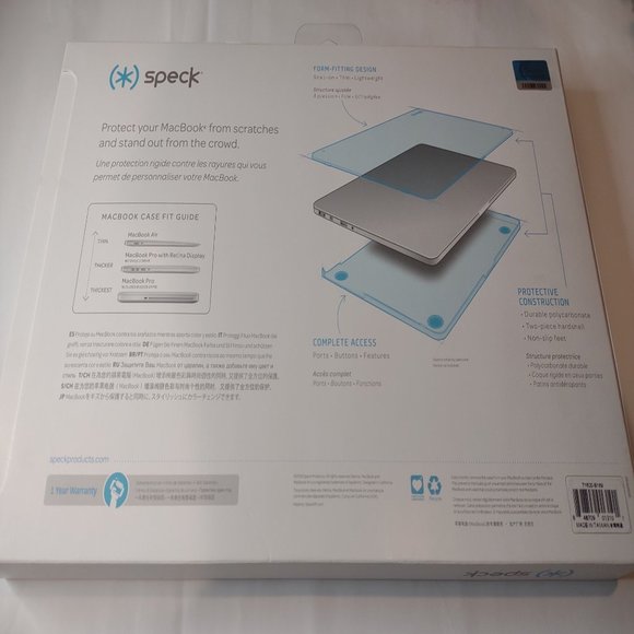 ** HOST PICK** Speck SeeThru Hardshell Matte case for MacBook Pro 13 inch - Picture 4 of 7